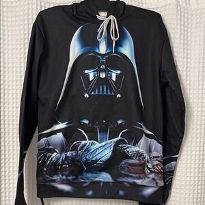 Zootop Bear Darth Vader Graphic Hoodie Size M